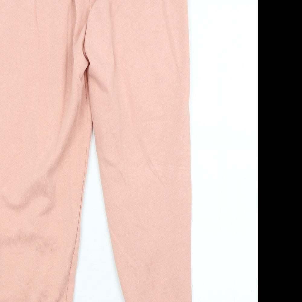 Topshop Womens Pink Sweatpants Trousers Size S L26 in