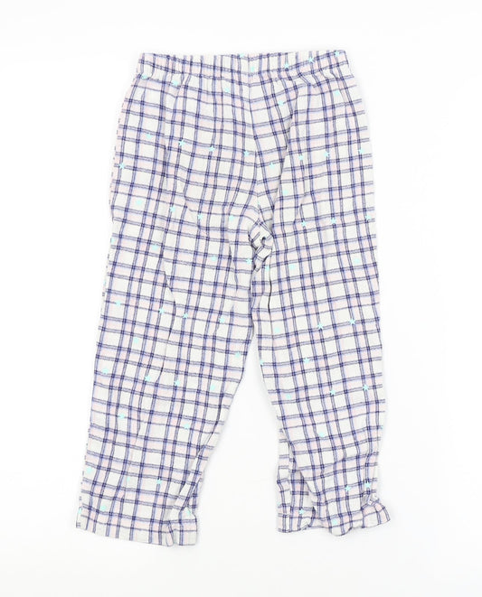 George Girls Multicoloured Check Pyjama Pants Size 4-5 Years