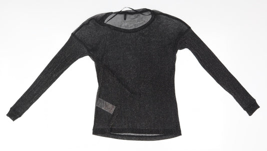Only Womens Black Basic Blouse Size M