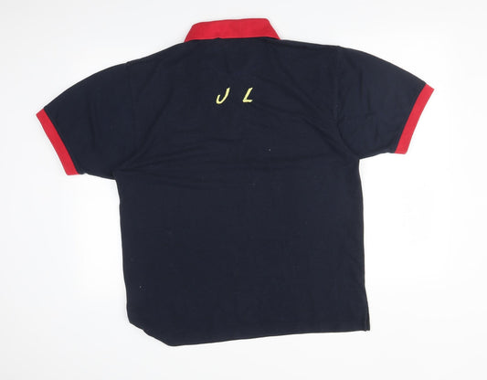 Kustom Kit Mens Blue Polo Size L