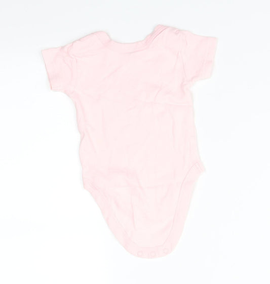 NEXT Girls Pink Babygrow One-Piece Size 6-9 Months