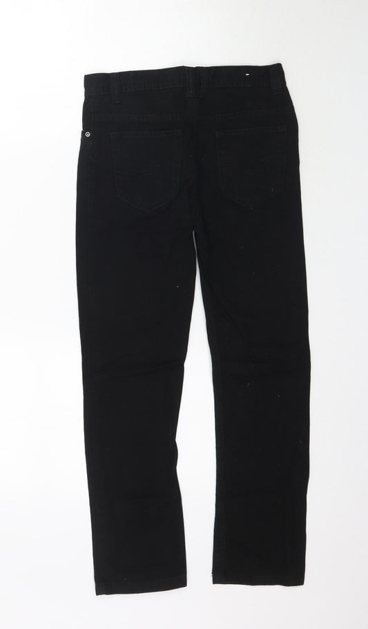 Denim Co. Girls Black Denim Straight Jeans Size 10-11 Years