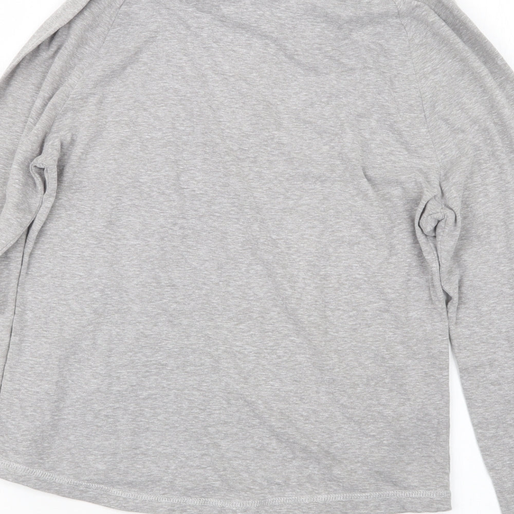 George Womens Grey Geometric Top Pyjama Top Size 8