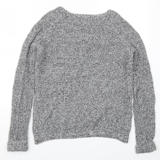 NEXT Womens Grey Knit Pullover Jumper Size 8
