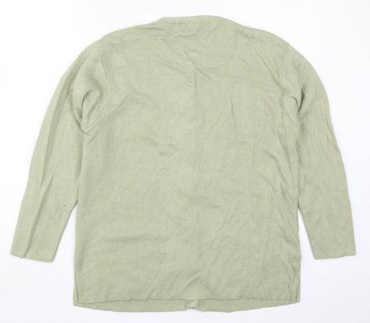 Casamia Womens Green Knit Cardigan Jumper One Size