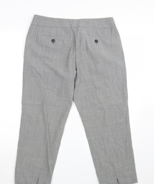 Ann Taylor Womens Grey Capri Trousers Size 10 L26 in