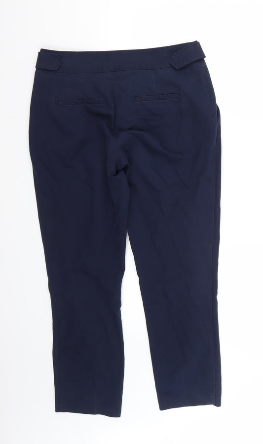 Dorothy Perkins Womens Blue Trousers Size 10 L26 in