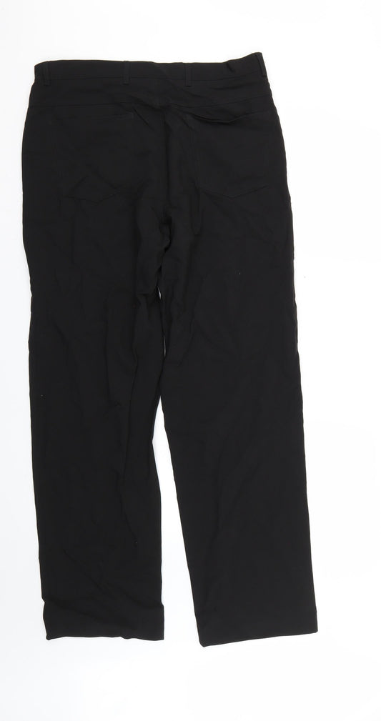 Taylor & Wright Womens Black Trousers Size 34 L30 in