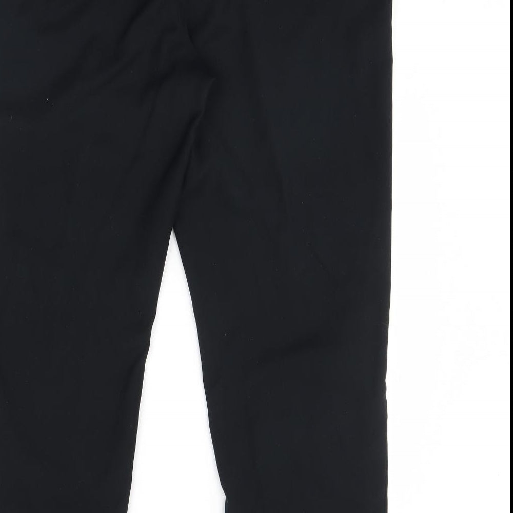 M&S Womens Black Dress Pants Trousers Size 40 in L29 in