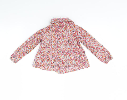 NEXT Girls Multicoloured Floral Basic Button-Up Size 2 Years