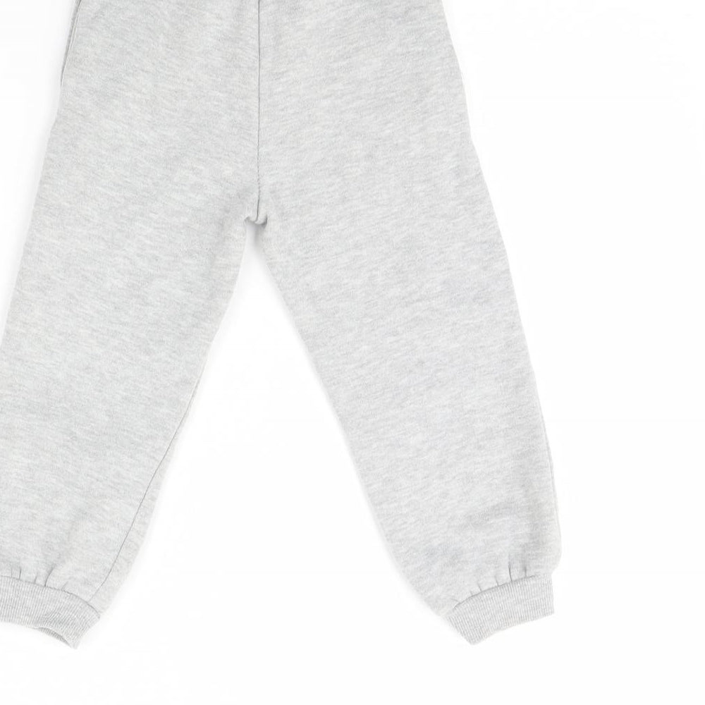 Young Dimension Girls Grey Jogger Trousers Size 2 Years