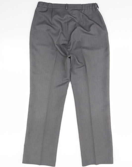 Esmorn Womens Grey Dress Pants Trousers Size 12 L31 in