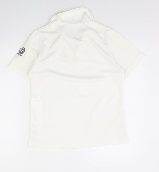 Taylor Mens White Polo Size S