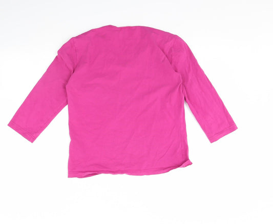 Gerry Weber Womens Pink Basic Blouse Size 12