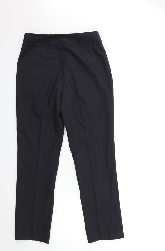 Uniform Experiment Womens Black Trousers Size 10 L27 in