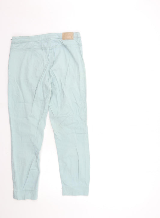 H&M Womens Blue Denim Cropped Jeans Size 8 L26 in