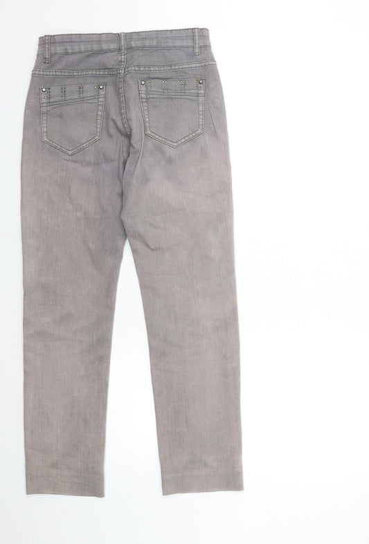 H&D Womens Grey Denim Skinny Jeans Size 28 in L28 in