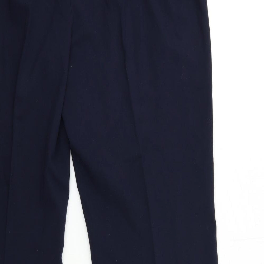 Preworn Womens Blue Trousers Size 38 in L30 in