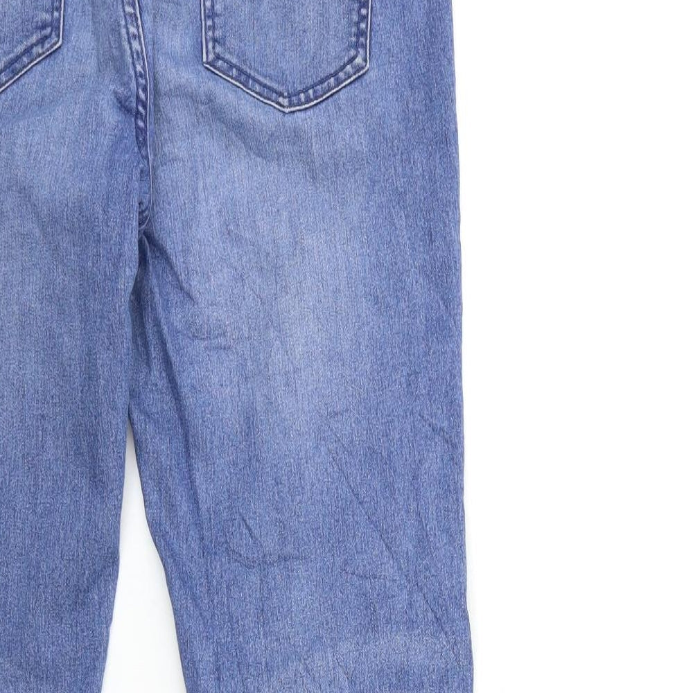 Denim & Co. Womens Blue Denim Skinny Jeans Size 10 L30 in