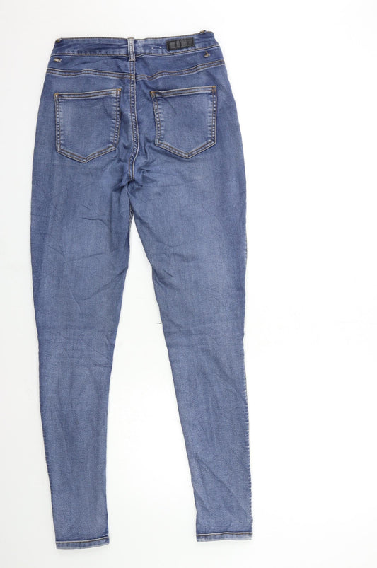 Pieces Womens Blue Denim Skinny Jeans Size 26 in L32 in