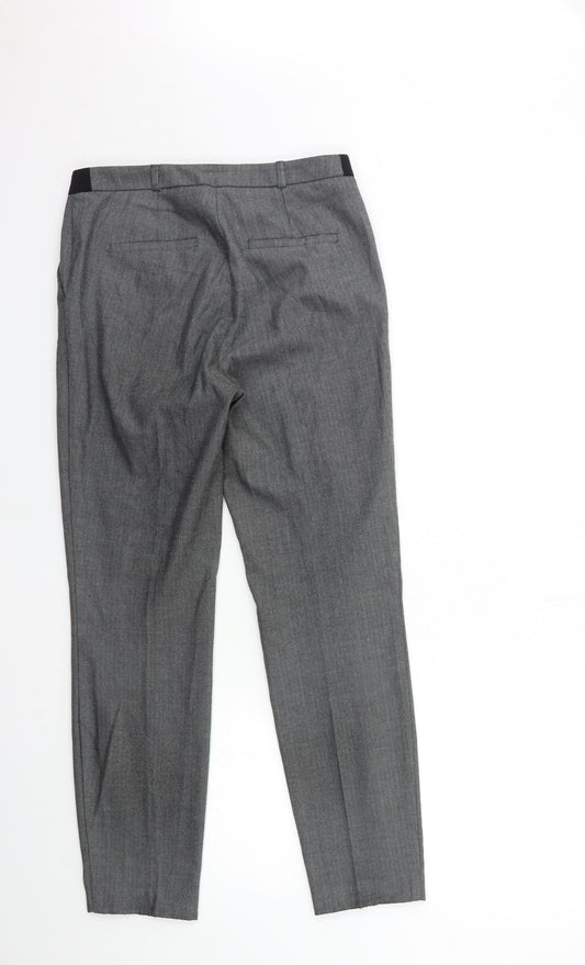Papaya Womens Grey Trousers Size 8 L27 in