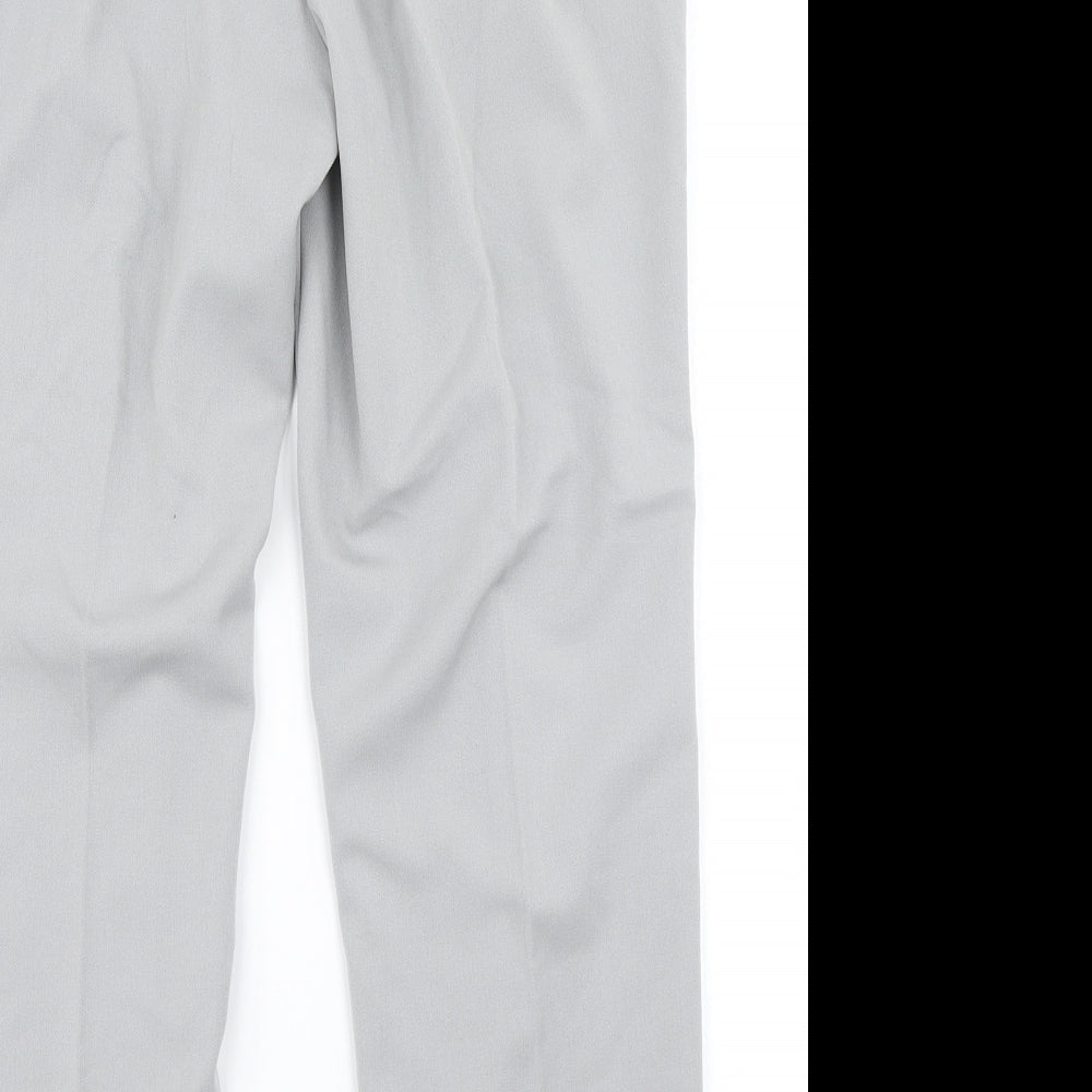 Anna Rose Womens Grey Dress Pants Trousers Size 10 L25 in