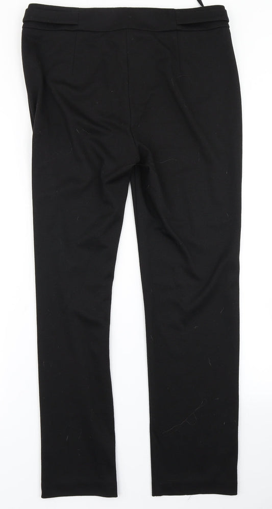 V Womens Black Dress Pants Trousers Size 12 L27 in