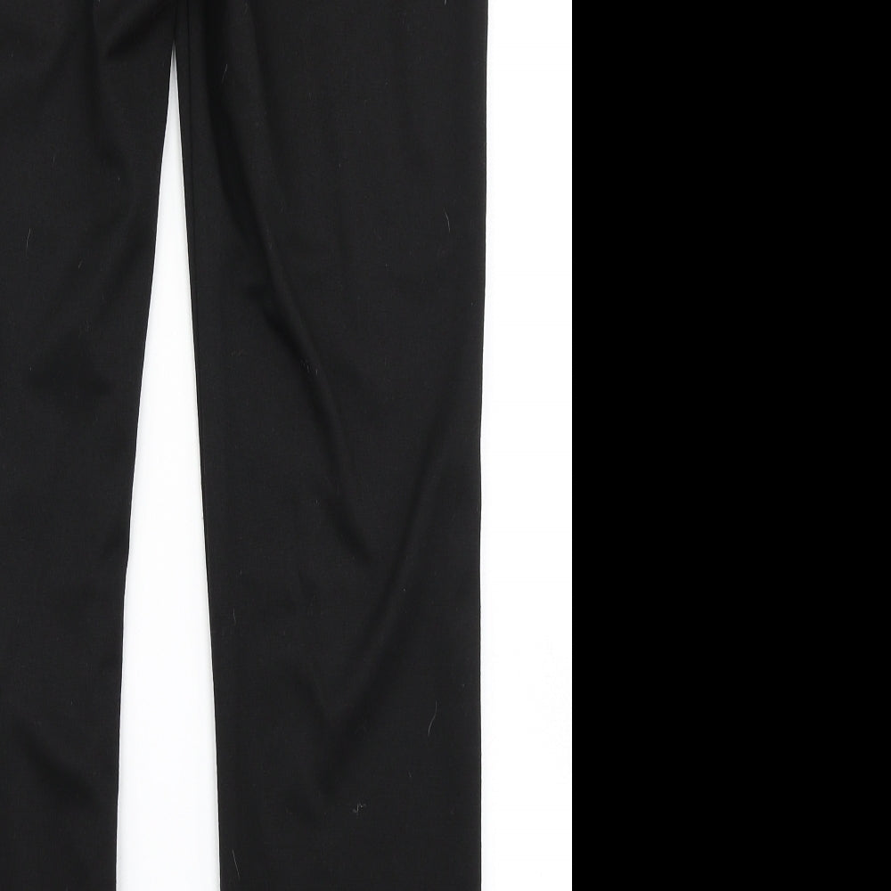 V Womens Black Dress Pants Trousers Size 12 L27 in