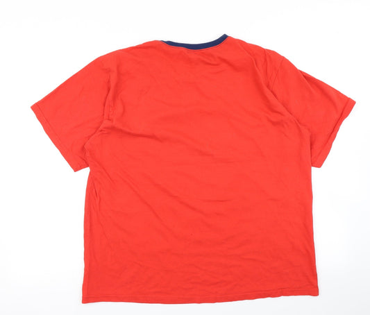 George Mens Red T-Shirt Size L