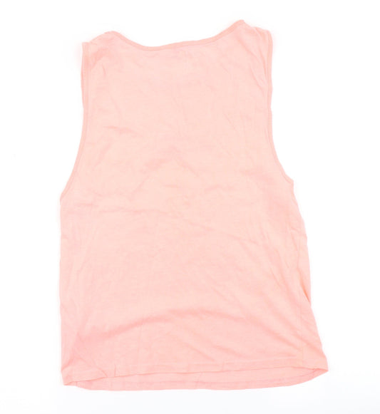 New Look Womens Pink Basic Tank Size M