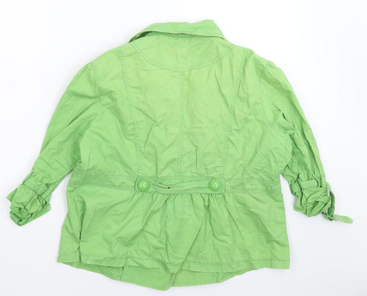 Red Herring Womens Green Jacket Blazer Size 16
