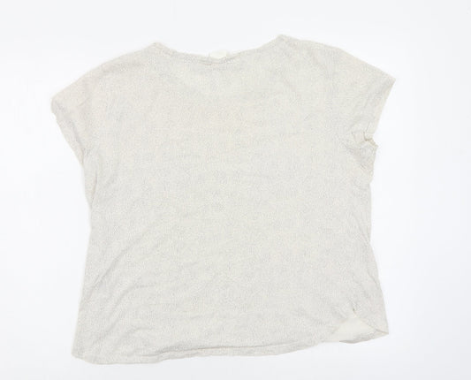 H&M Womens Multicoloured Polka Dot Basic T-Shirt Size M