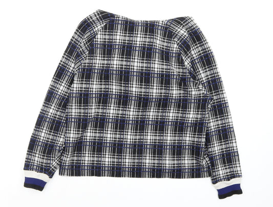 River Island Womens Multicoloured Check Pullover Jumper Size S