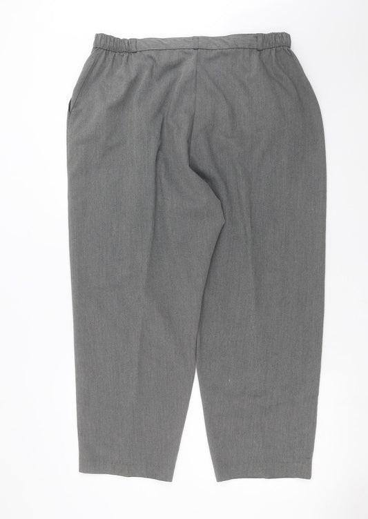 Preworn Womens Grey Trousers Size 36 in L26 in