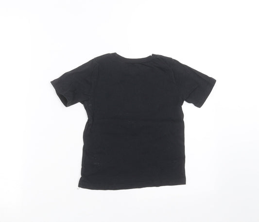 Genuine Merchandise Boys Black Basic T-Shirt Size 3 Years
