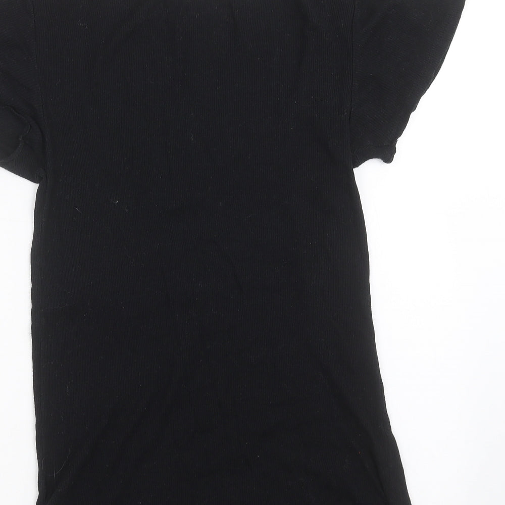 secret possessions Womens Black Solid Top Pyjama Top Size 12