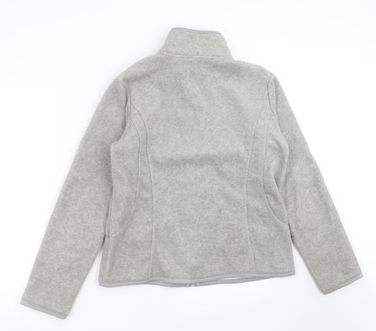 BC Clothing Womens Grey Full Zip Jumper Size M