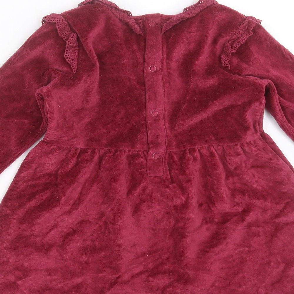Matalan Girls Purple A-Line Size 12-18 Months