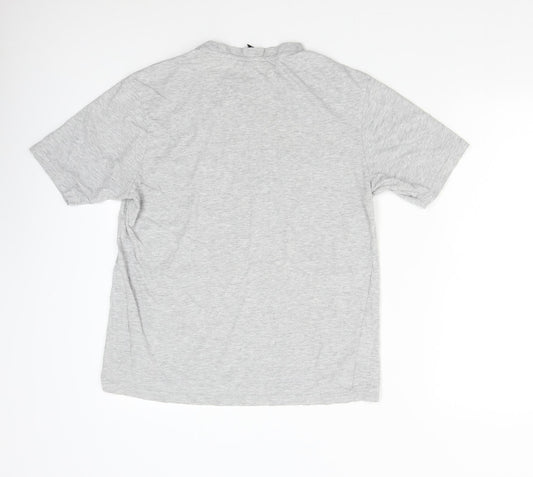 Donnay Womens Grey Basic T-Shirt Size L