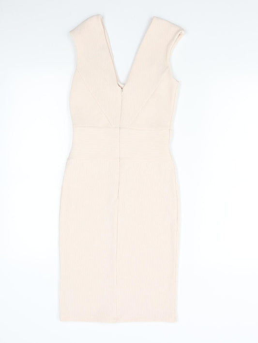 Miss Selfridge Womens Pink Bodycon Size 6