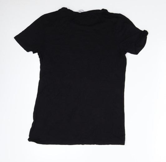 Dorothy Perkins Womens Black Basic T-Shirt Size 10 - J' taime
