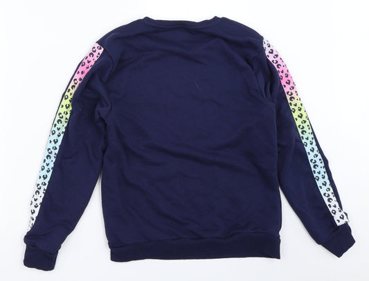 Very Girls Blue Pullover Sweatshirt Size 13 Years