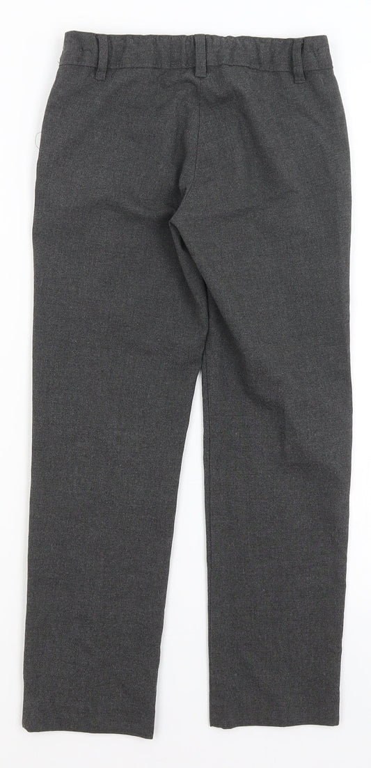 M&S Boys Grey Dress Pants Trousers Size 7-8 Years