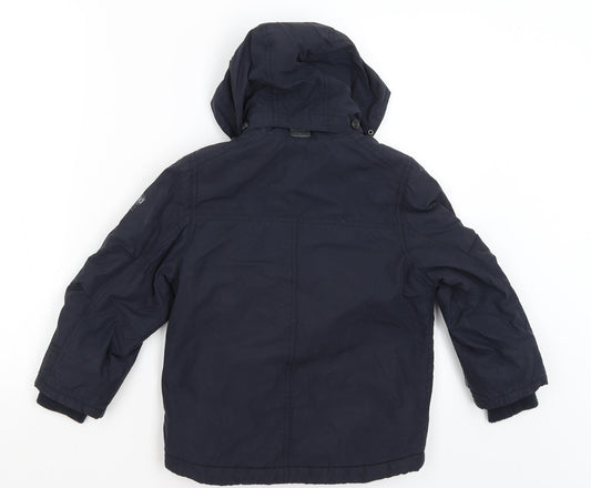 Timberland Boys Black Rain Coat Coat Size 5 Years
