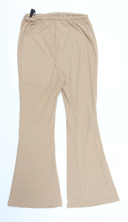 SheIn Womens Beige Sweatpants Trousers Size S L27 in