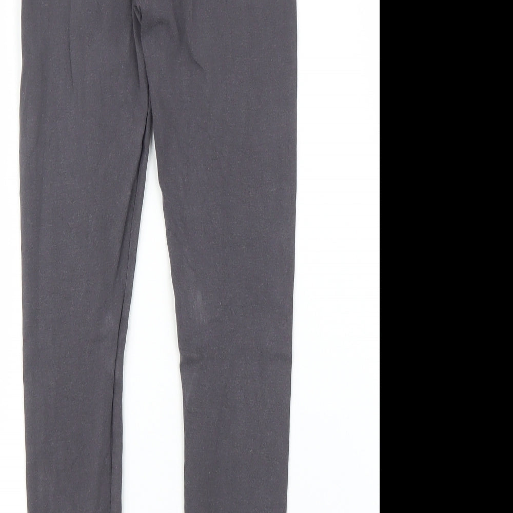 F&F Girls Grey Carrot Trousers Size 6 Years