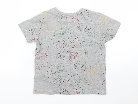 Primark Boys Grey Basic T-Shirt Size 3 Years