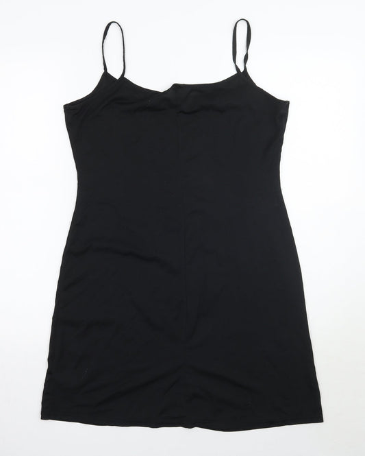 TU Womens Black Basic Tank Size 10