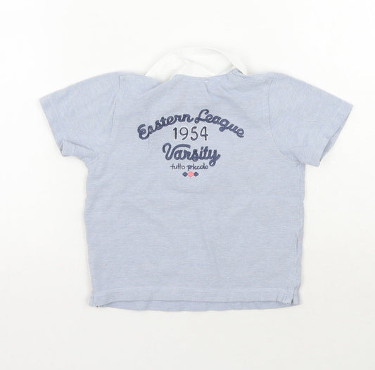 Tutto Piccolo Boys Blue Basic Polo Size 3 Years