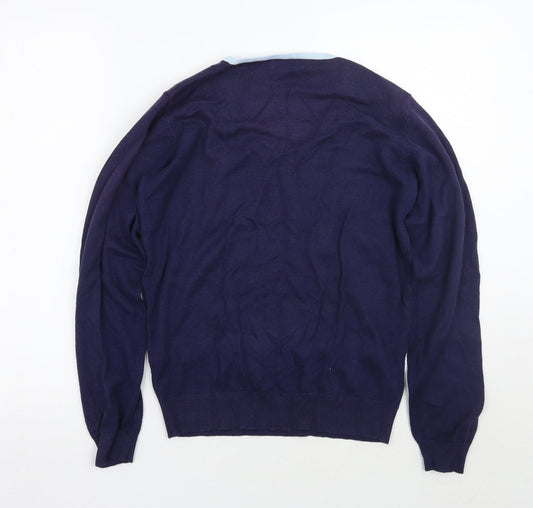 Palm Grove Womens Blue Pullover Jumper Size 10